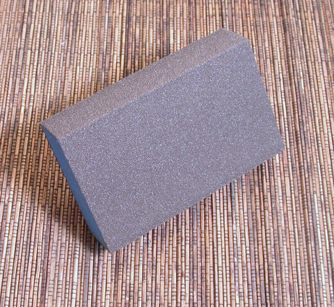 BIG Sanding Blocks, 2 pack,  3x5x1 inch, Fine Grit, with Slanted Edge, Long lasting - Romazone