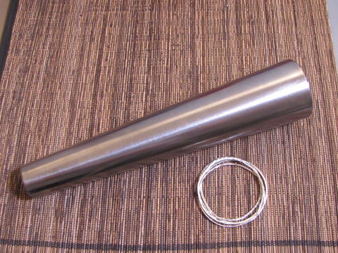 Round Steel Bracelet Mandrel 1/4 thick walls for metal forming – Romazone