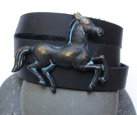 Wrap Bracelet, wrap leather, narrow Leather strips , leather Strapping –  Romazone