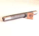 Heart Spiral, 8 mm x 7 mm,  knurled shank, for stainless steel, copper brass aluminum sterling - Romazone