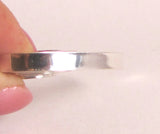 smooth Bezel Wire, 3 ft Fine Silver, 3/16 x 26 gauge, .999, bezel setting wire, for thicker stones, cabochons setting, - Romazone