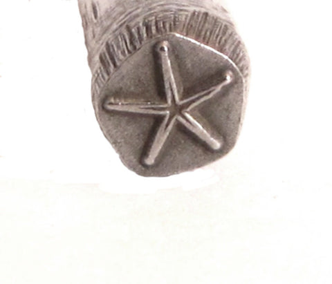 Starfish, Design Stamp, Ocean star, Star of the sea,metal jewelry stamping, 5.5 mm - Romazone