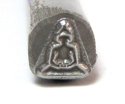Buddha stamp, 3/8 design, 9mm x 7mm , Shakya, Siddharta - Romazone