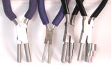 Wire coiling pliers set, 4 piece wire and sheet coiling tools, 3,5,7,10,13,16,20 mm - Romazone