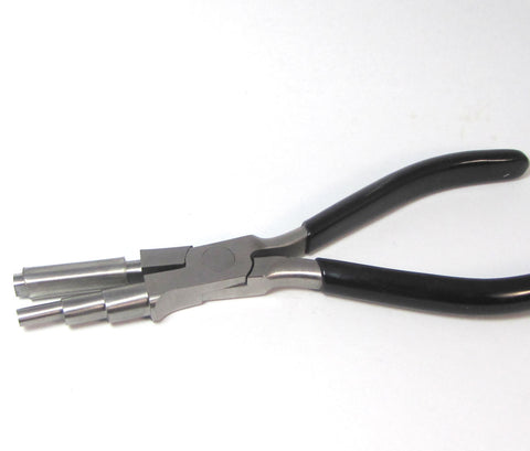 Coiling tool, multi looping pliers,  size 5 mm 7 mm 10 mm, solid construction - Romazone