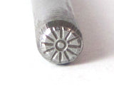 native American 17, Design stamp, USA Made,  5mm, tribal southwest, Native silver working - Romazone