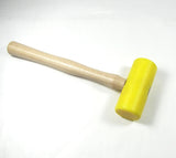 Plastic mallet, large size, head size 1 3/4 x 3 3/4 inches, metal shaping, metal forming, leather working, good balance - Romazone
