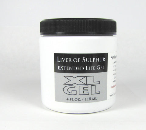 Liver of Sulfur gel 4 oz jar Easy to use with longer work time - Romazone