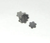 Daisy flower blanks, sterling silver, 5/8 size, 22 gauge thickness, 4 pack, metal stamping - Romazone