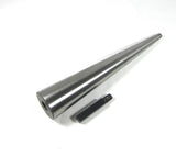 Hoop mandrel, steel with removable tang, circle forming, 12 inches long, base 2 1/8 inches, tip .5 inch - Romazone