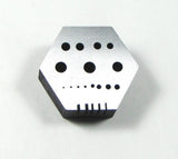 Hexagonal Riveting Stake With 15 Holes & 5 Serrations – Jewelry Forming Tool By Bestbuywholesalers