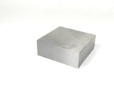 Steel block, 2.5 x 2.5 x 3/4 inch, bench block, hand stamping, wire forging, metal texturing base - Romazone
