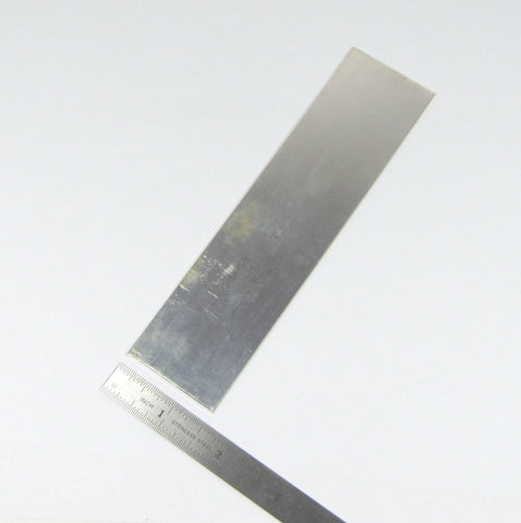 Sterling Silver Sheet, 24 gauge, 1.5 x 6 inches, fabricating sheet