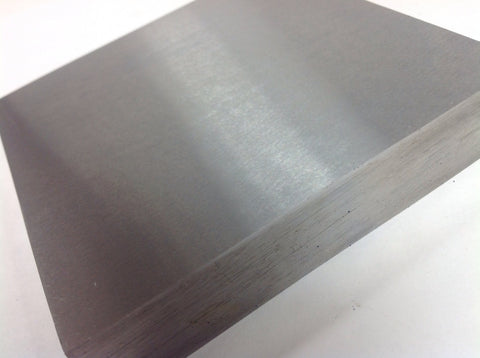Steel Bench Block, 4 x 4 x 1/2 inch, Polished smooth, stamping block, forging block, metal working block, bench block, hammer block - Romazone