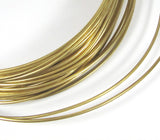 Red Brass wire, Big Round gold wire, 10 gauge wire, 10 ft of 10 gauge, cuff wire, bangle wire, gold wire, thick brass wire, red brass - Romazone