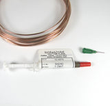 Rose Gold solder, 10K pink solder paste, rose solder paste, use with torch,  1 dwt tube, 1525 flow temp,  solder rose gold - Romazone