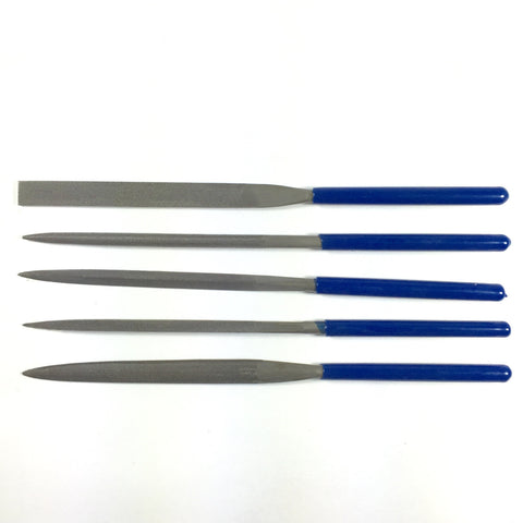 Jewelers File sets kit, metal working files pack, for rings, medium gr ...