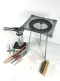 Soldering kit, Big butane torch, 10 piece, solder bangles, make rings, hot torch soldering - Romazone
